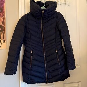 Navy Women's Down Puffer Jacket. Marc New York. Small. Used.
